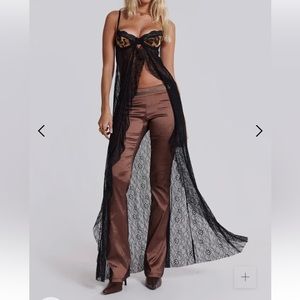 Jaded London Black Lace Camisole